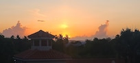 Sunset from the patio.