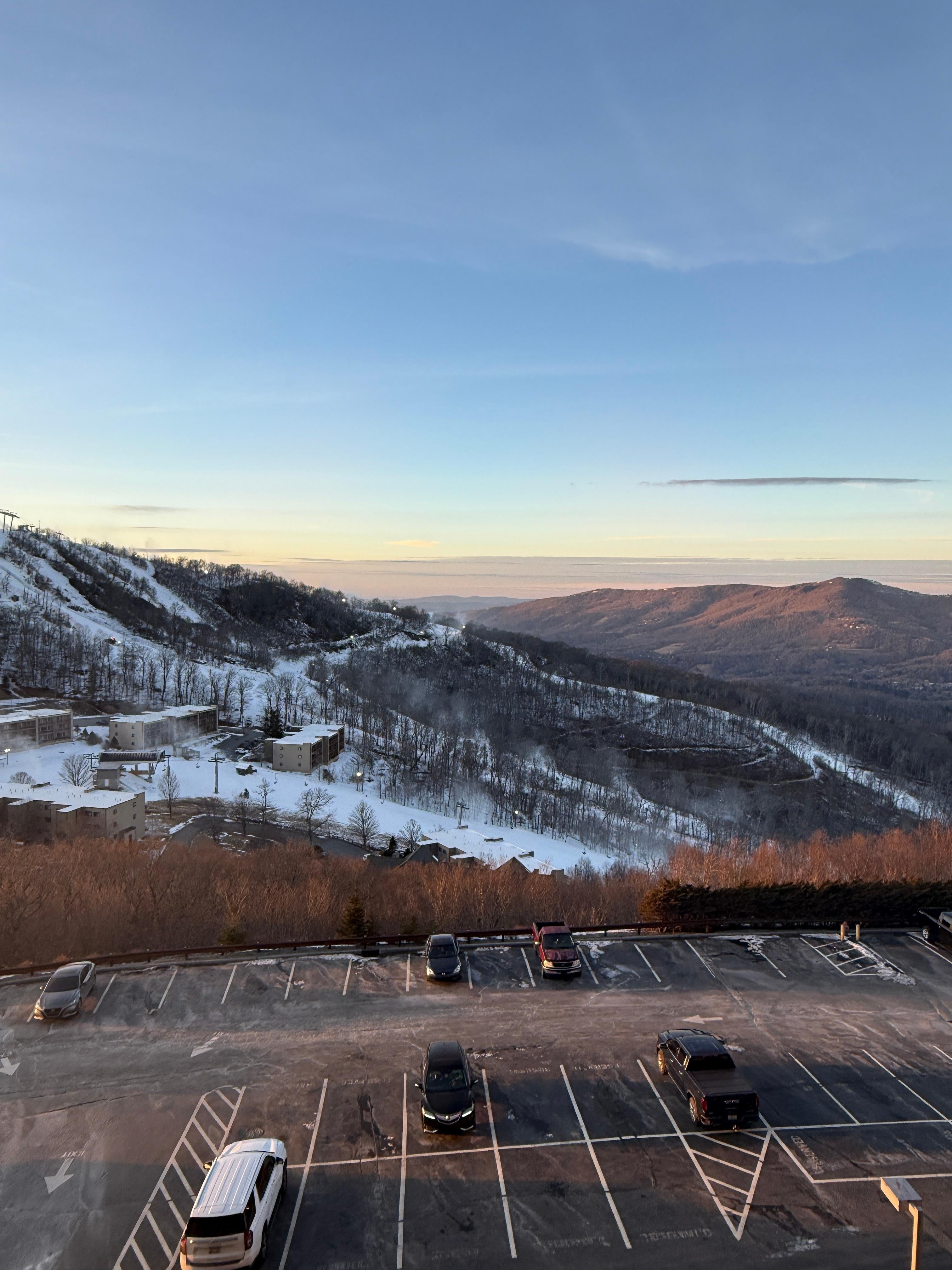 Sugar Mountain Ski resort from unit.