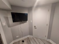 Tv in the bigger bedroom