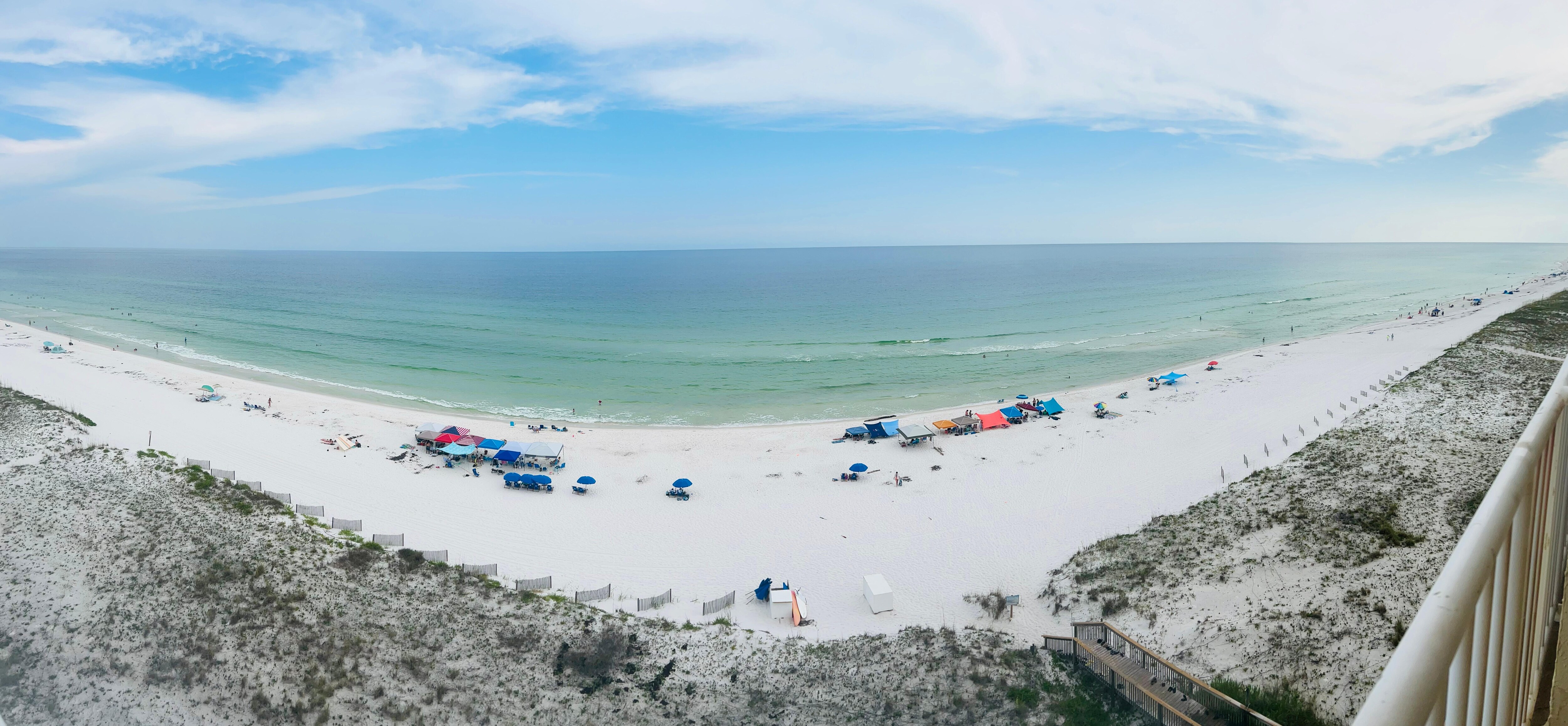 Panoramic picture from the balcony