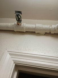 The rusty pipe.