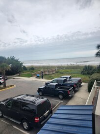 View while sitting on balcony.
