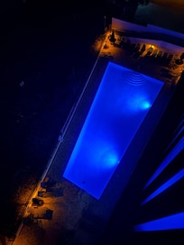 Pool at night