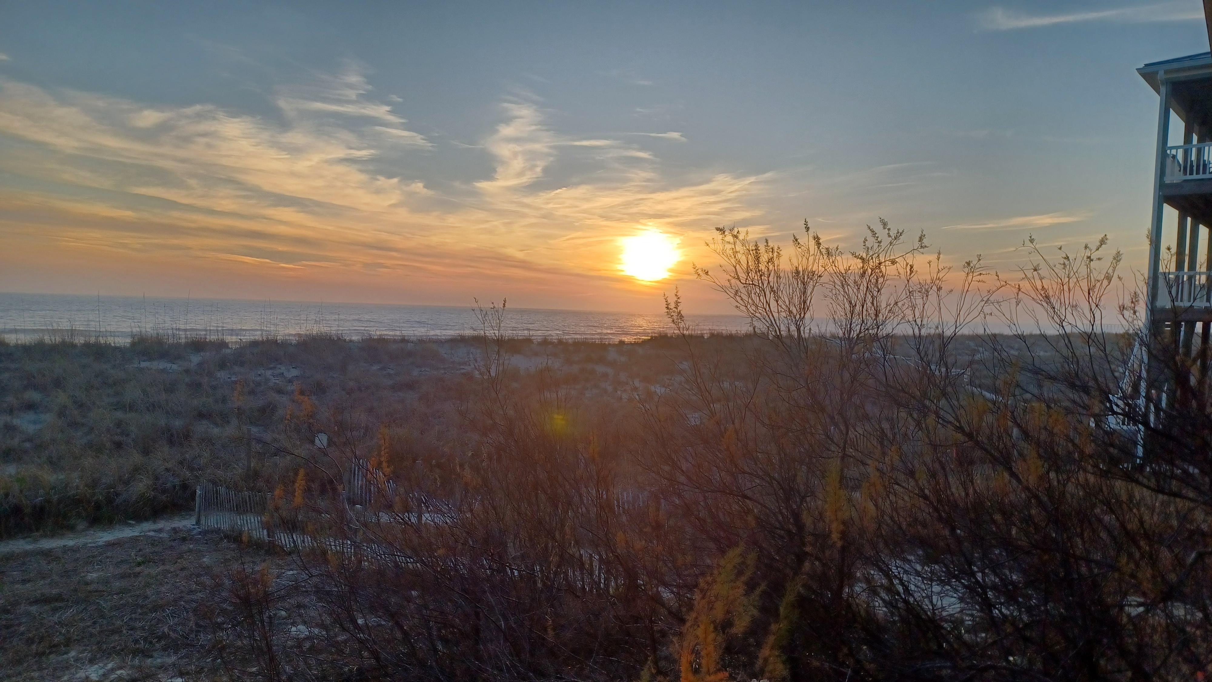 Sandy Dunes, Oak Island
Sunset in January.