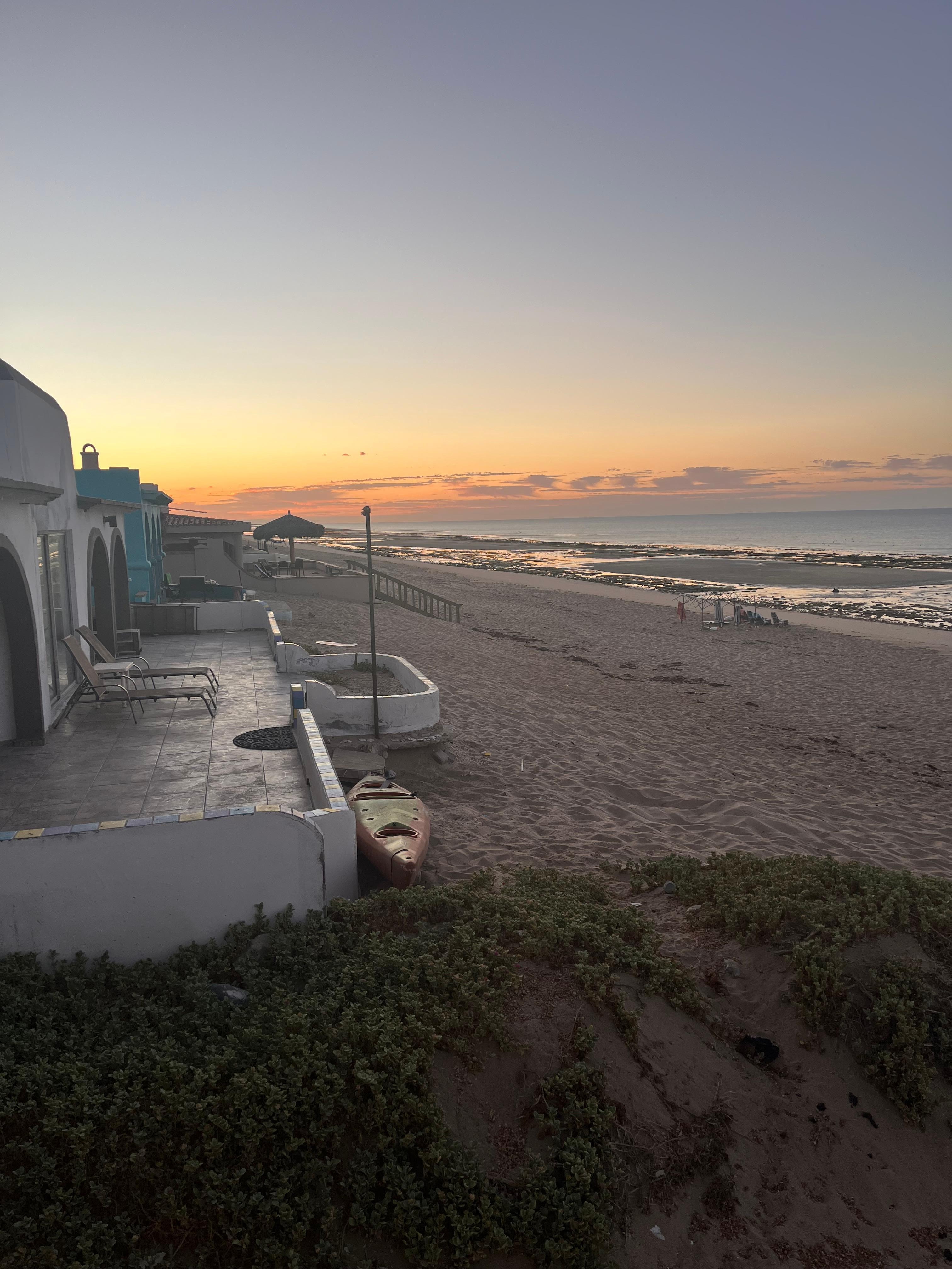 Sunrise at the house