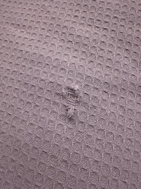 Bed linens in terrible condition