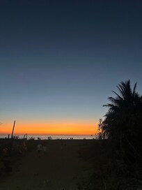 Sunset from the top terrace