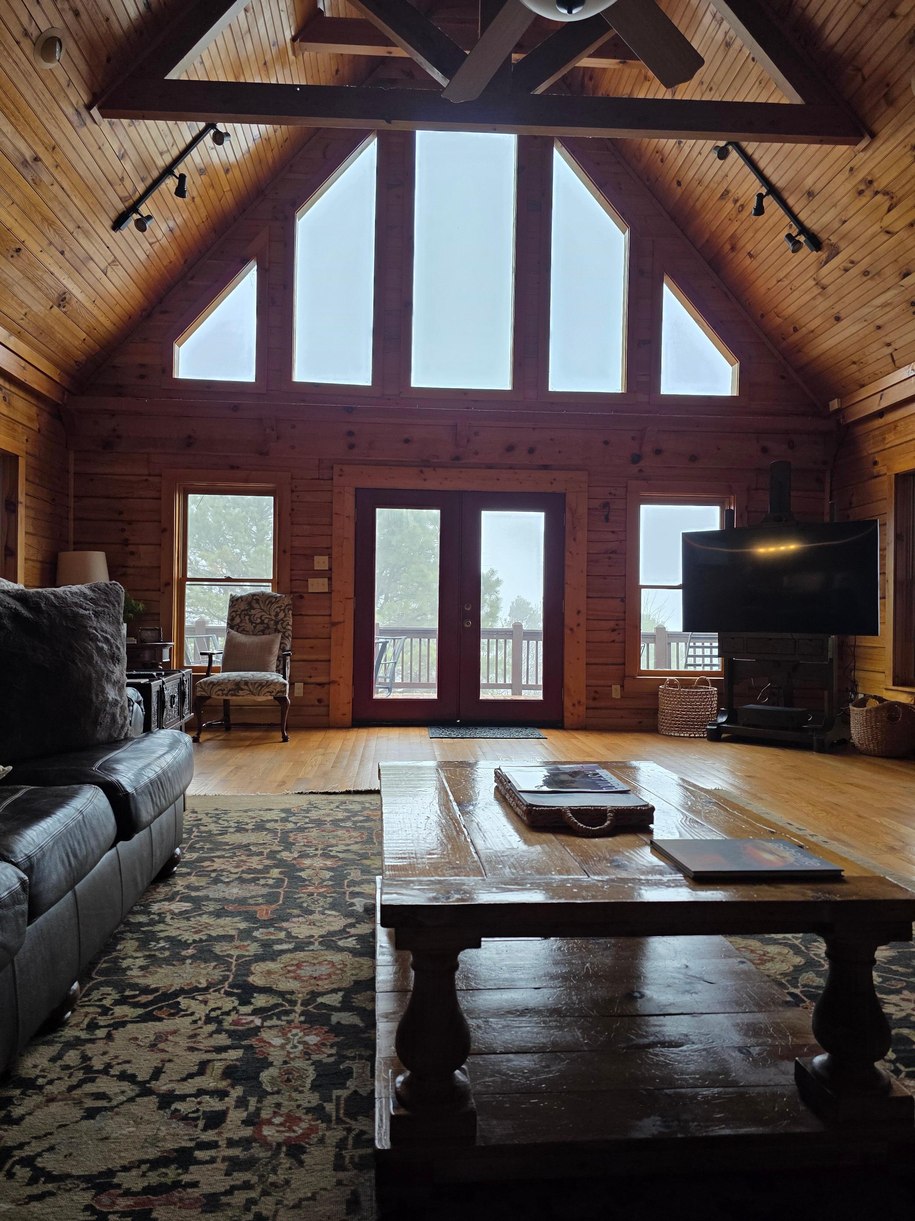 The great room was the best room in the house. 