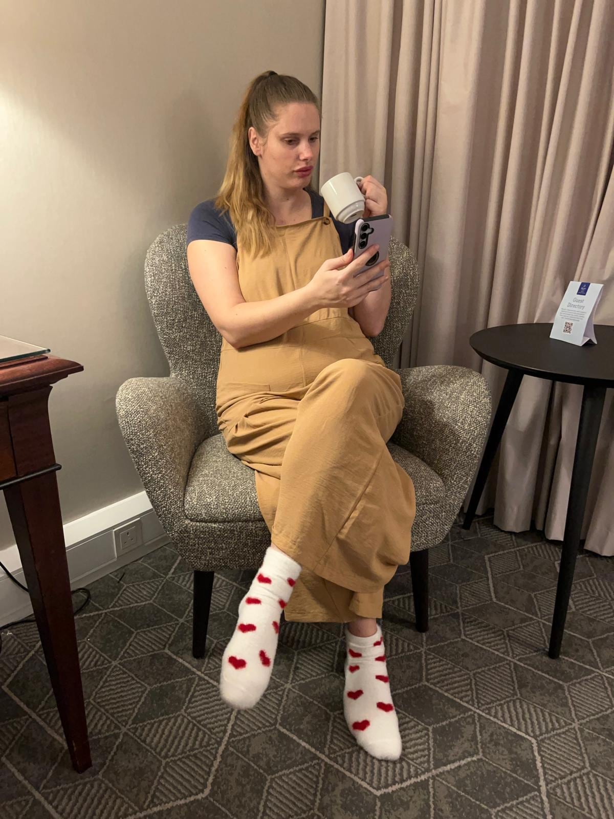 We also got room service as well and the cheese cake was amazing