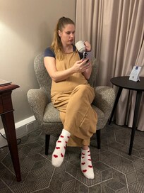 We also got room service as well and the cheese cake was amazing