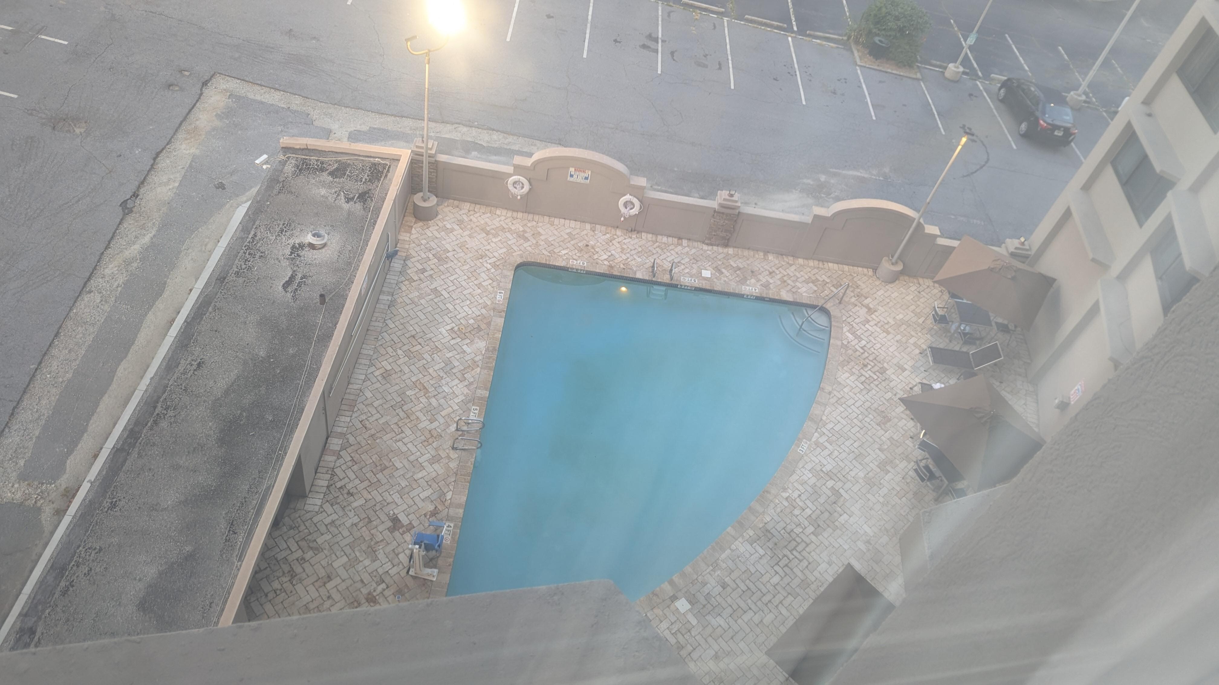 Pool kinda green 