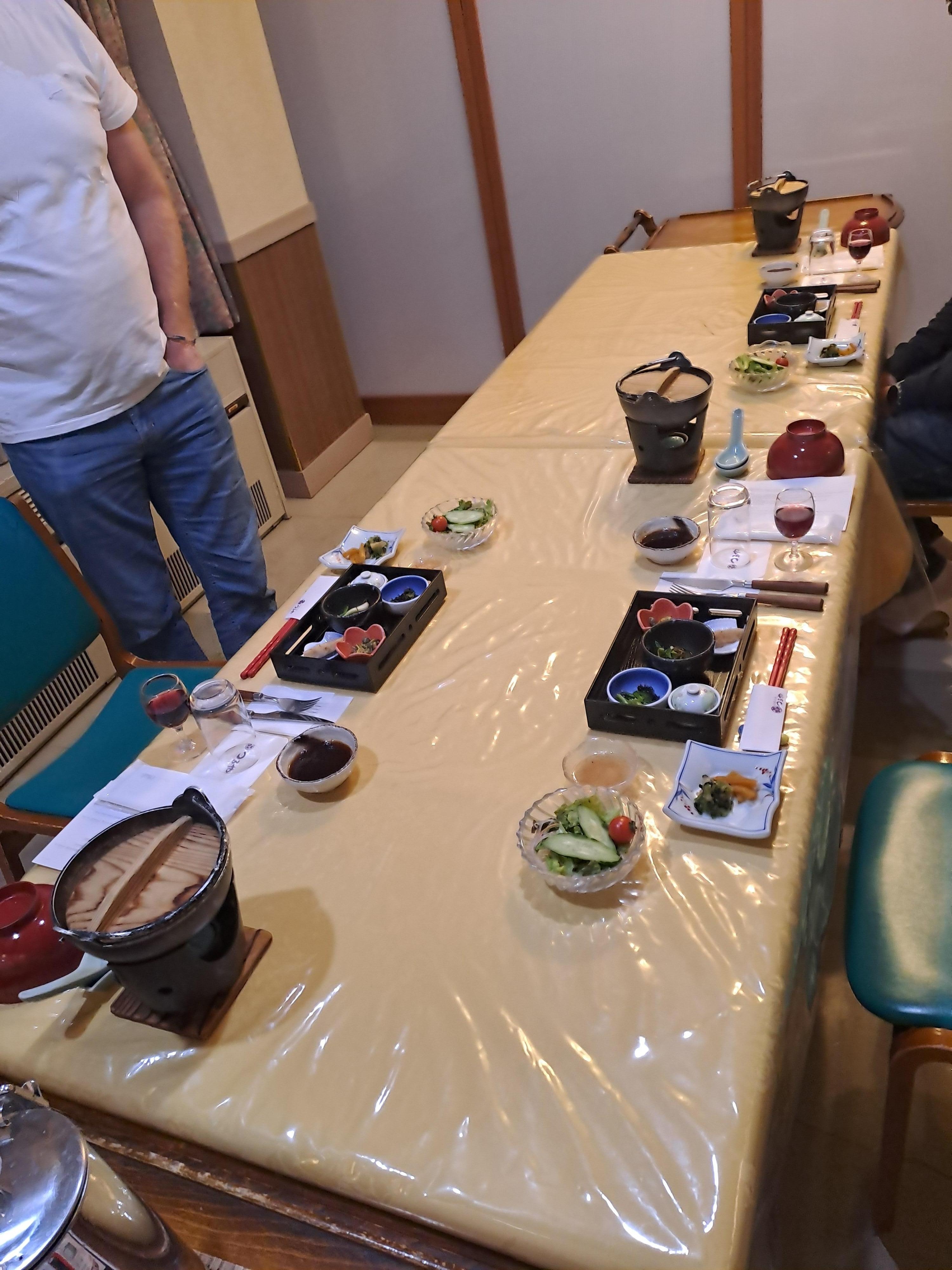 Så här såg det ut när vi kom till "vår" matsal, inför varje måltid vi hade på hotellet. 