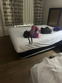 Broken bed we told the manager about asap