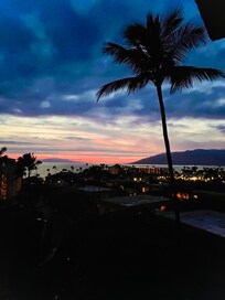 Greeted with this beautiful sunset, taken from the lanai.