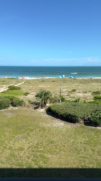From the balcony
