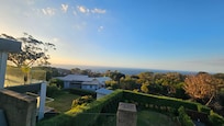 View from upstairs balcony