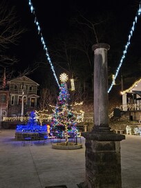 Basin Park at Christmas