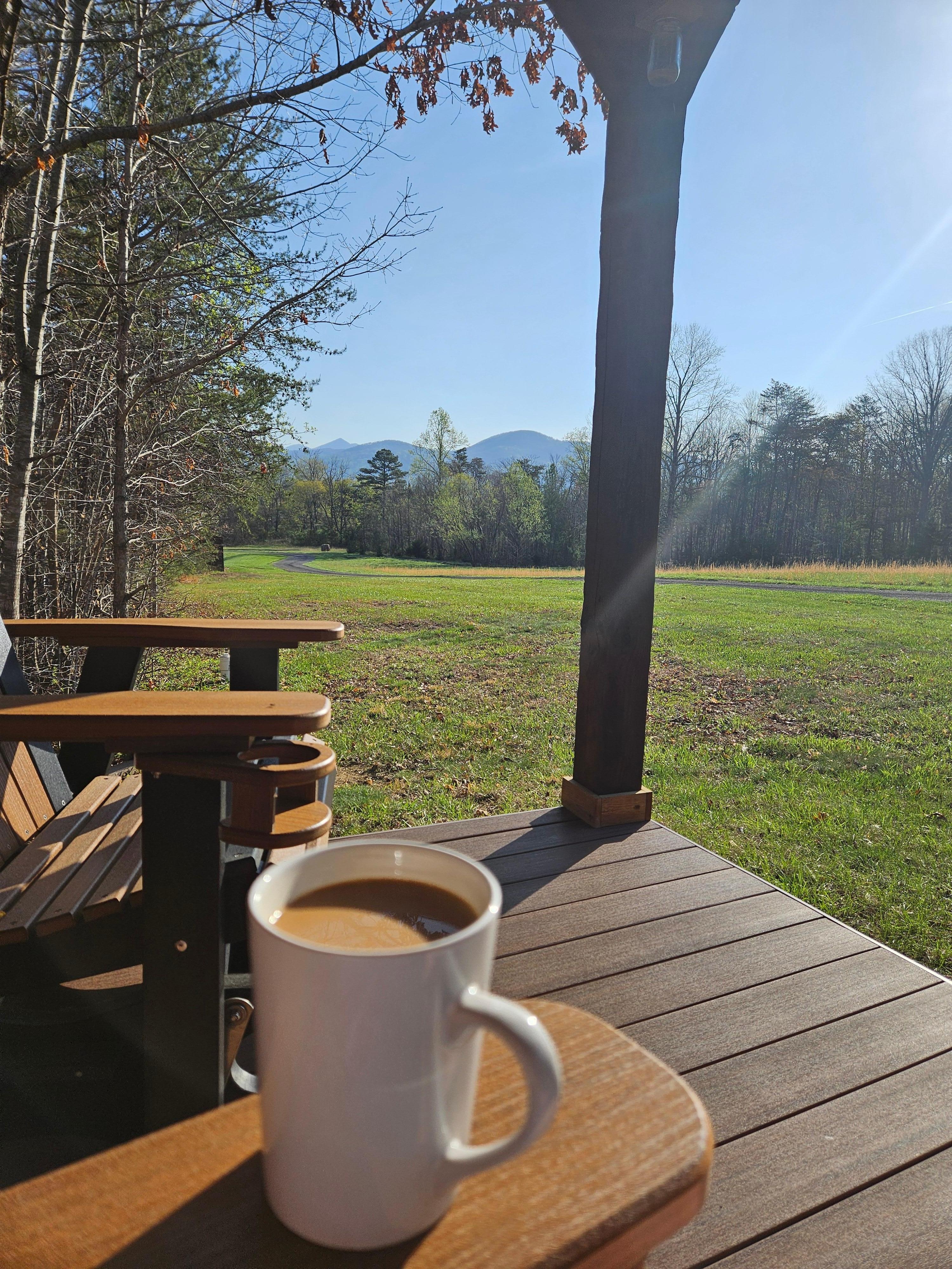 Coffee every morning was magical!