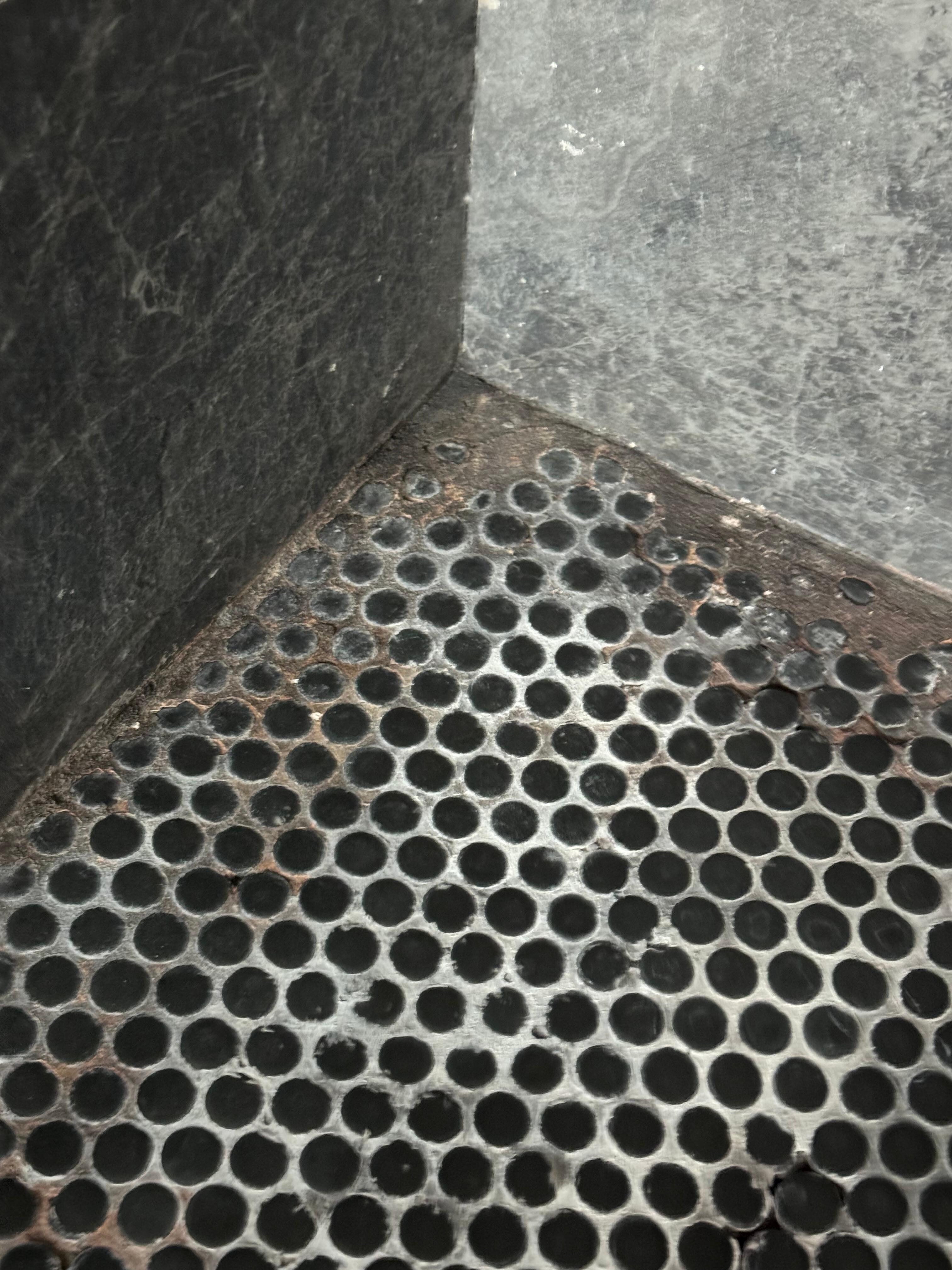 Master bath shower floor