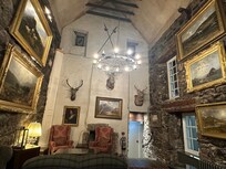 The Great room in the evening.