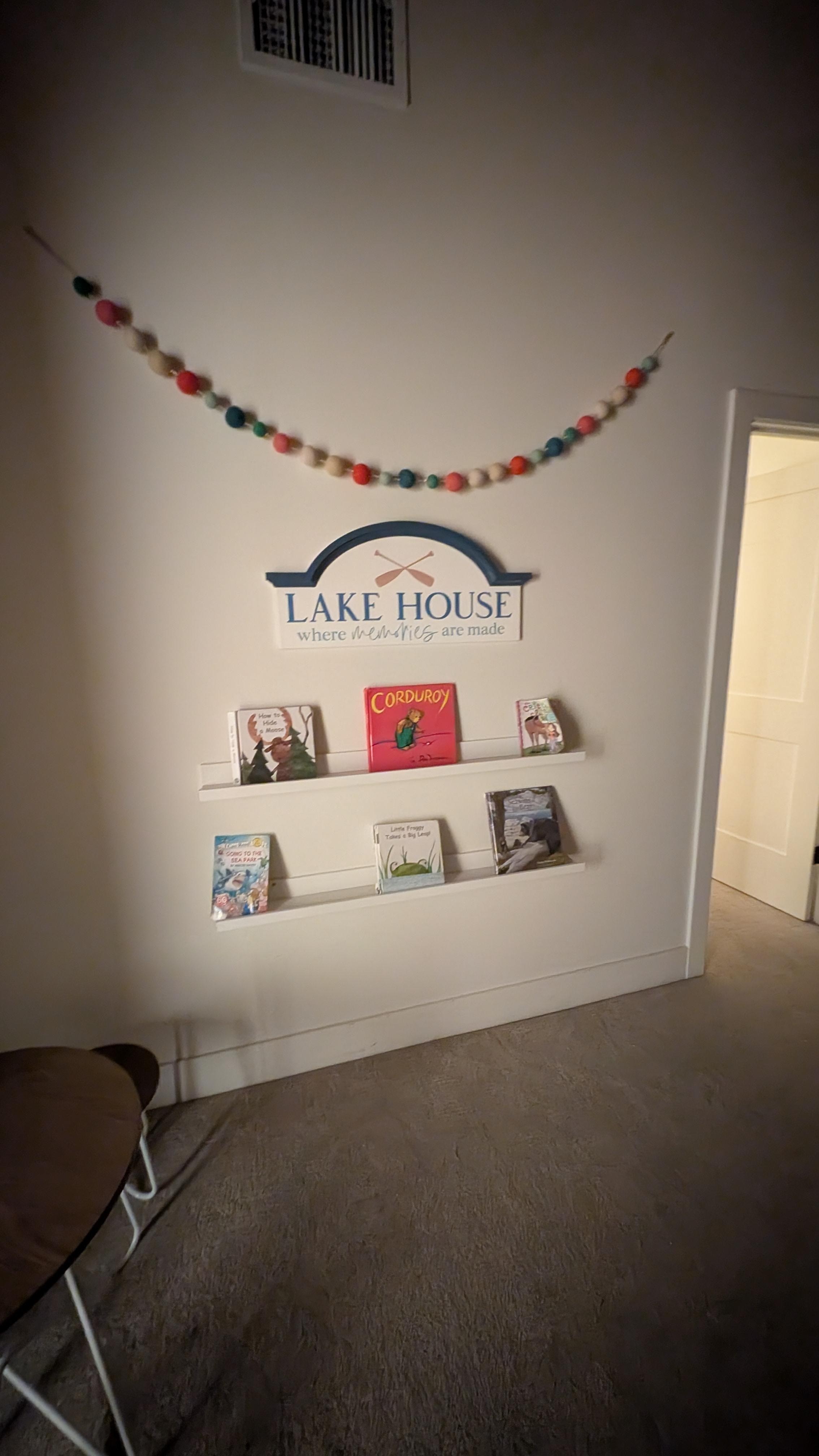 Books and Bunk Room for Kids