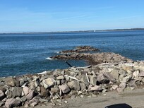 Jetty right next to property