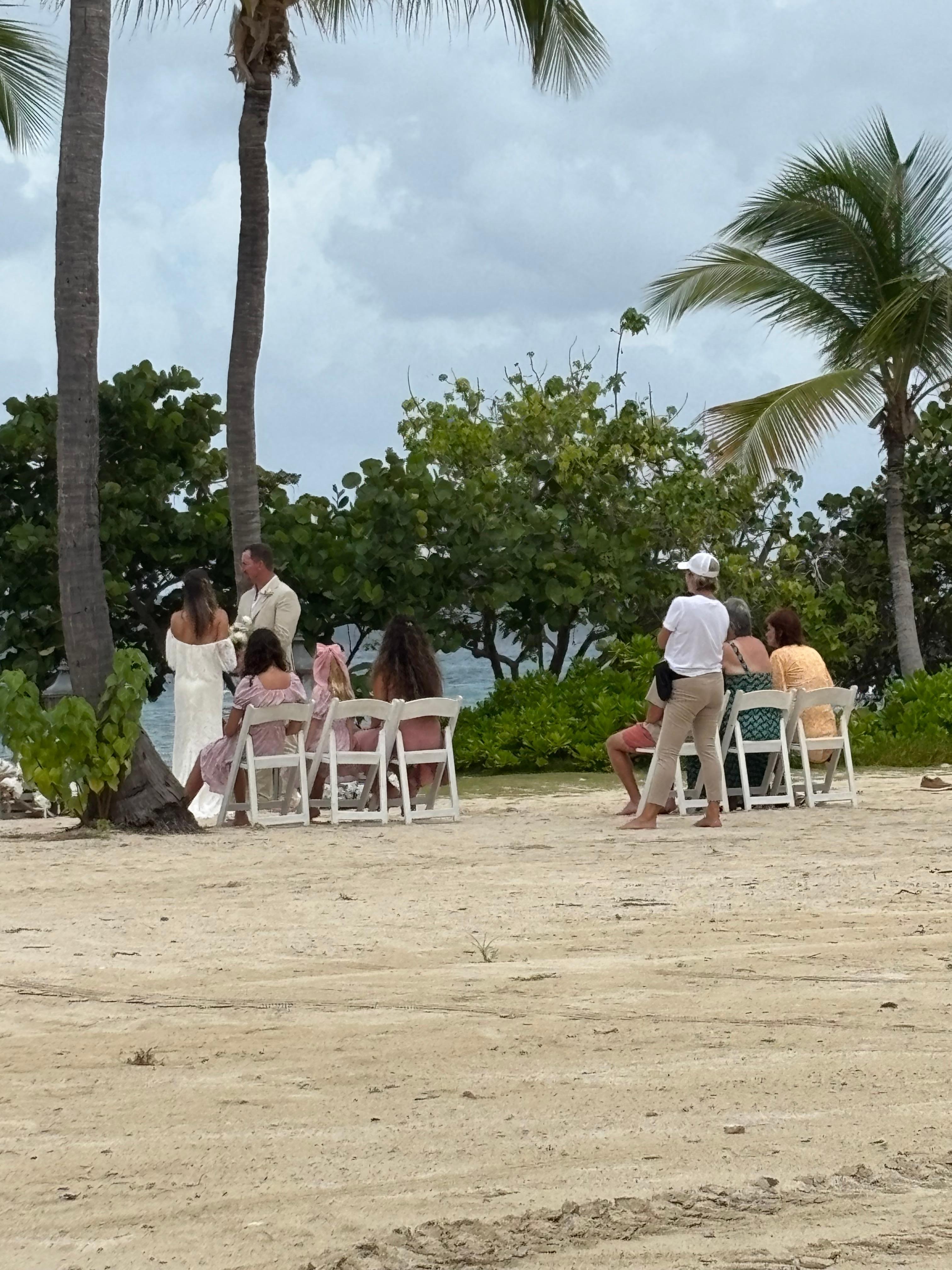 During our week stay, we were able to watch 6 weddings from our patio.