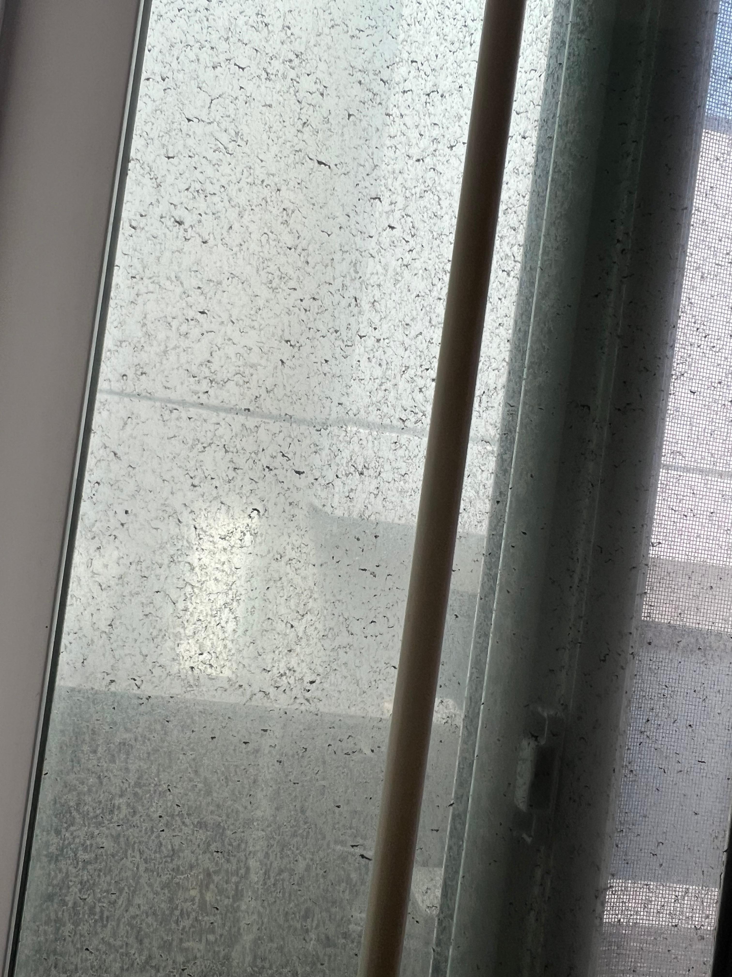 Dirty walls and windows 