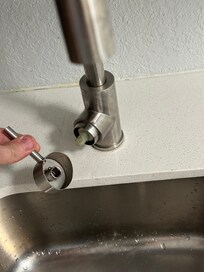 Handle came off the sink first time using it
