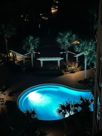 Picture from our condo of the pool