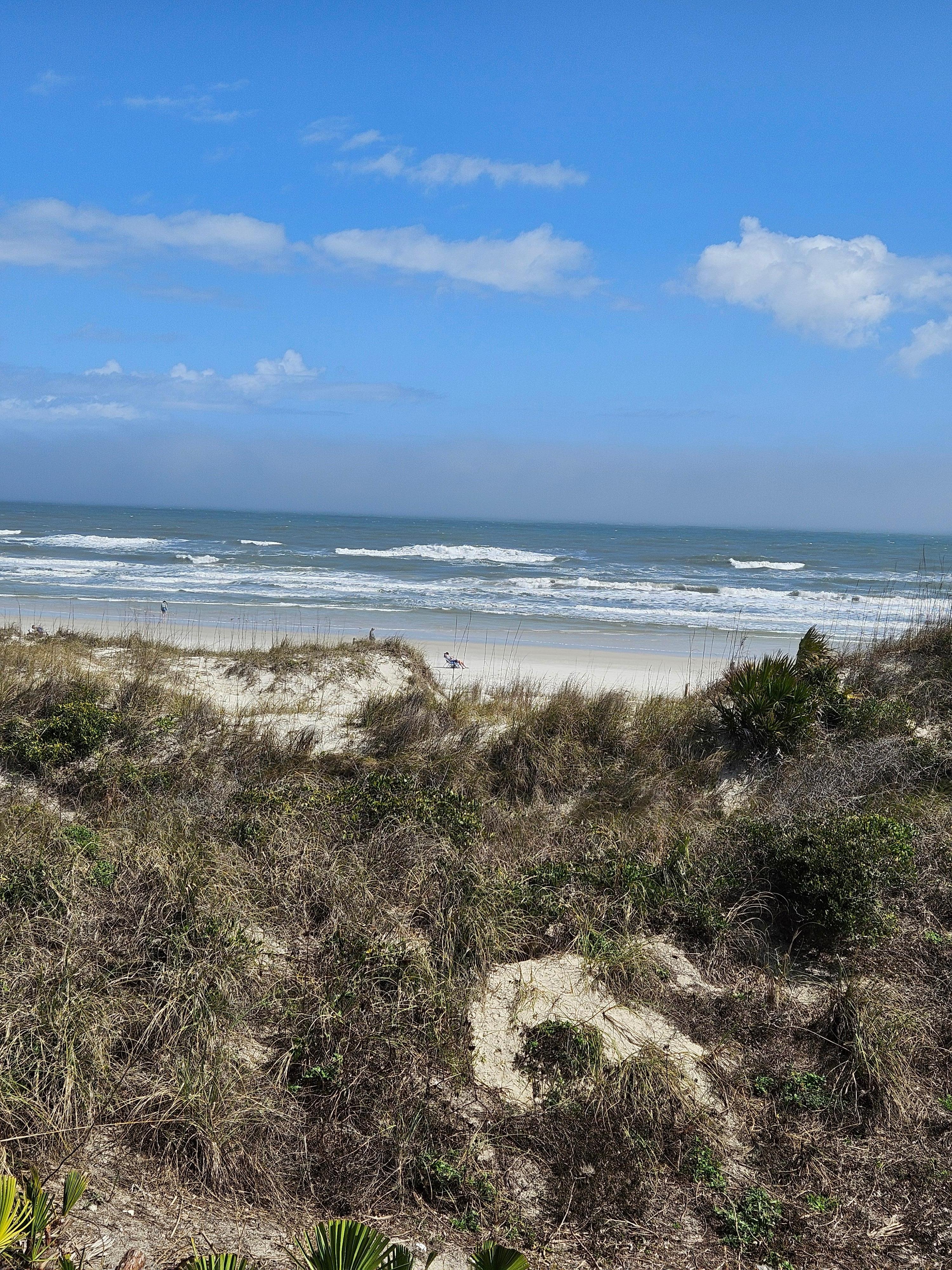 You can hear the ocean & watch the tide come & go. 