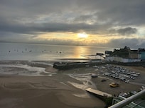 Early morning view from balcony