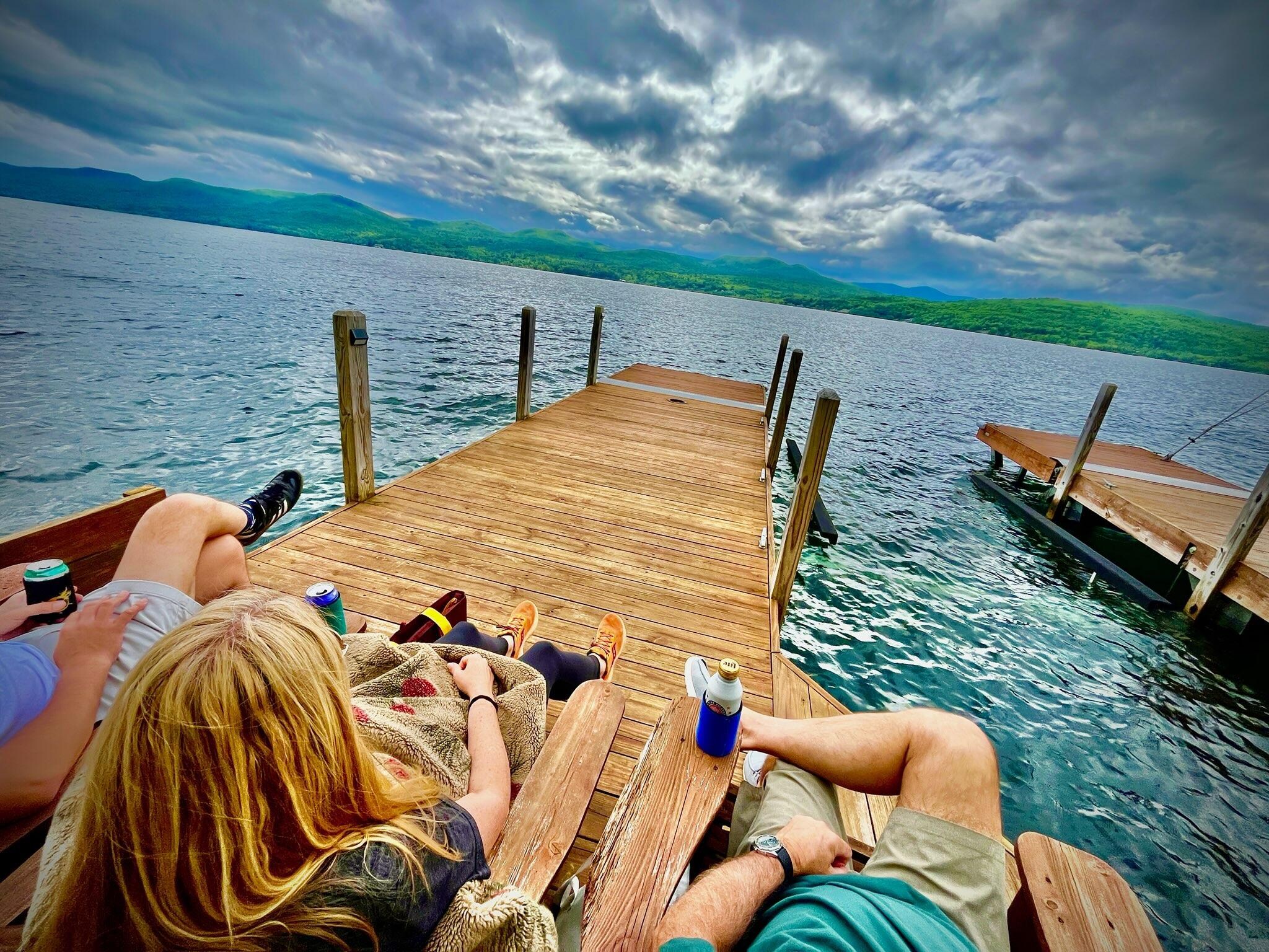 Sitting on the dock
