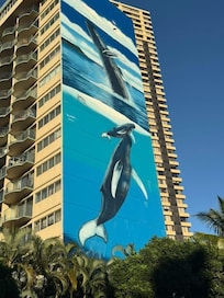 Picture on side of building