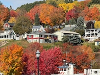 View of the house from the docks.