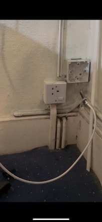 The wiring in the room was questionable at best and the sockets available were nowhere near the bed. You get to choose whether to charge your phone and risk freezing to death without the use of the radiator.