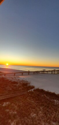 Sunrise from the balcony