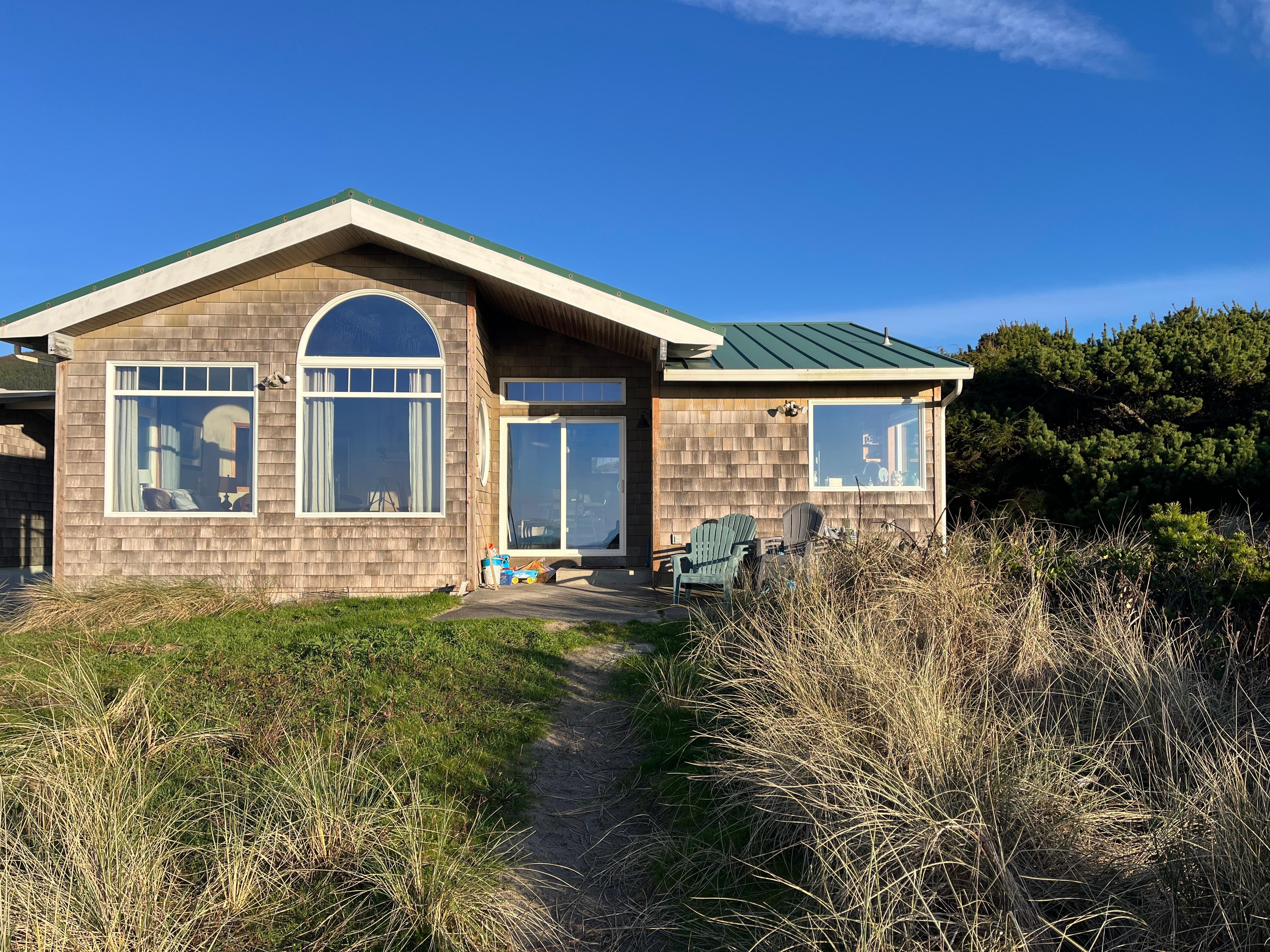 View of home from the beach 