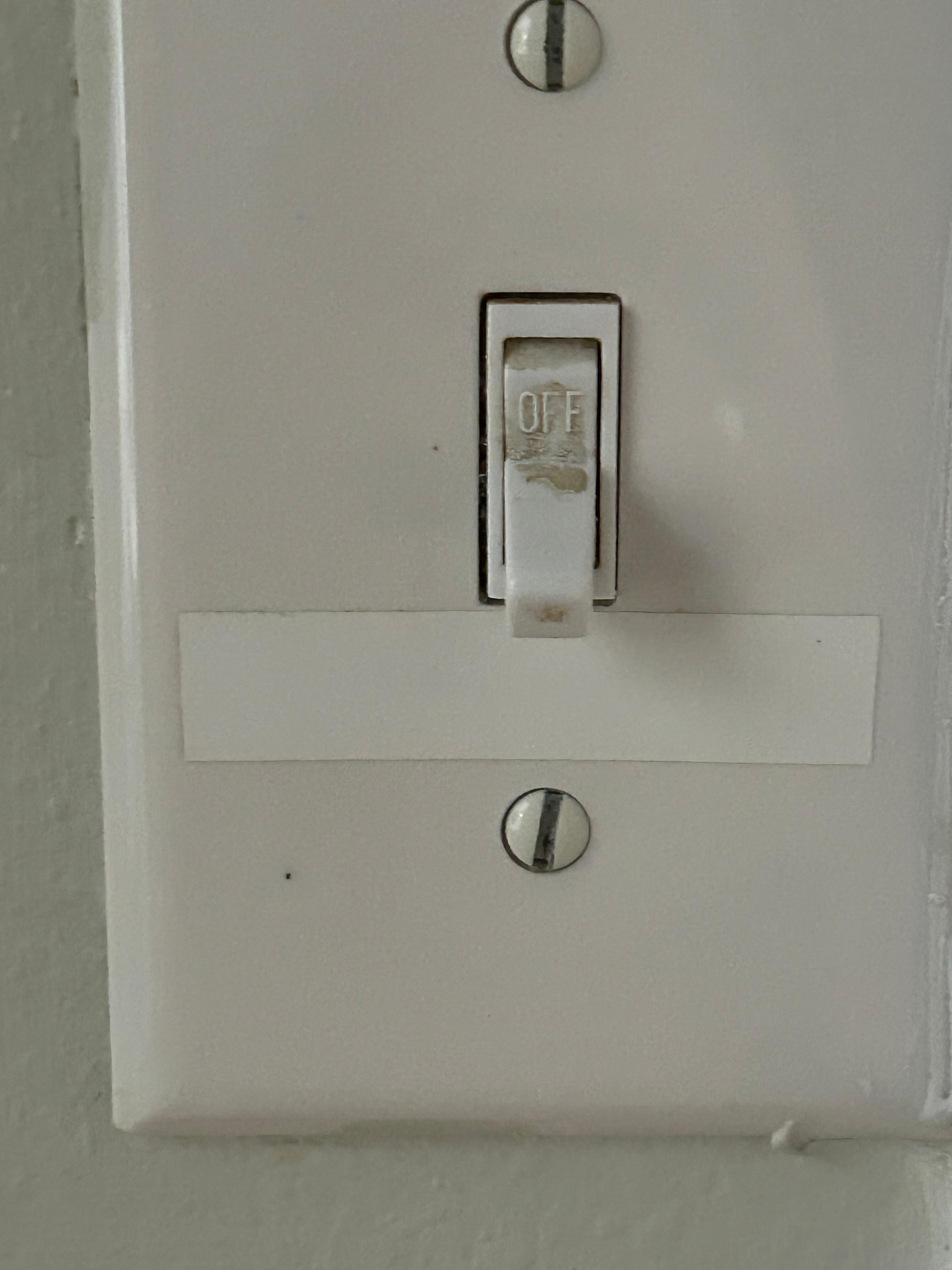 Can you even clean the light switch?