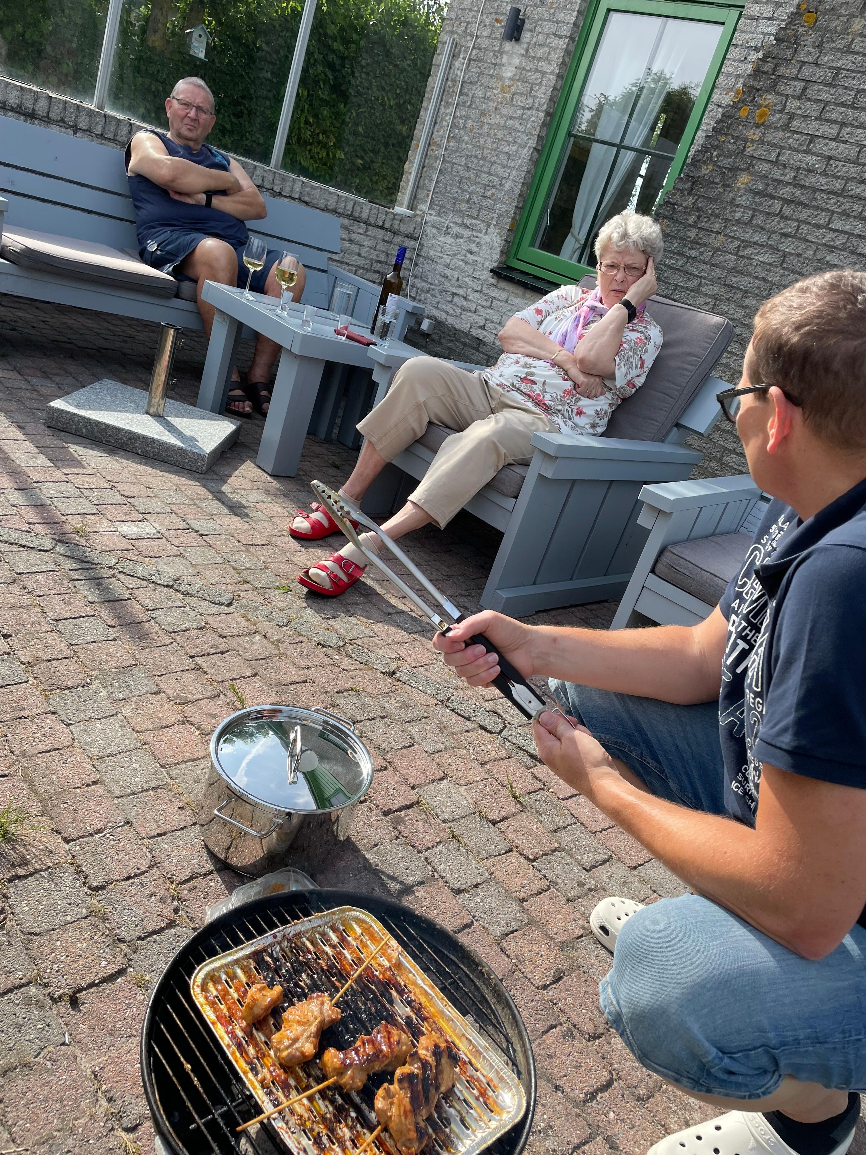 Wir haben gerne gegrillt und die chillaerea genutzt