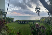 Sunset view on property