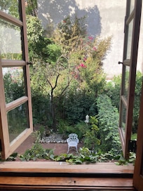 View of back garden from room 4