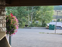 This was taken from inside the garage.