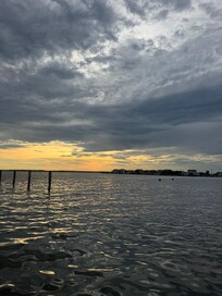 Crabbing on the bay