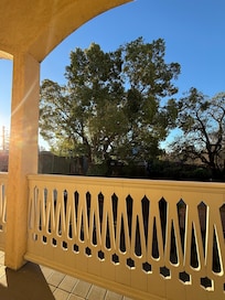 Coffee on the back porch of my room in the morning. Just perfect.