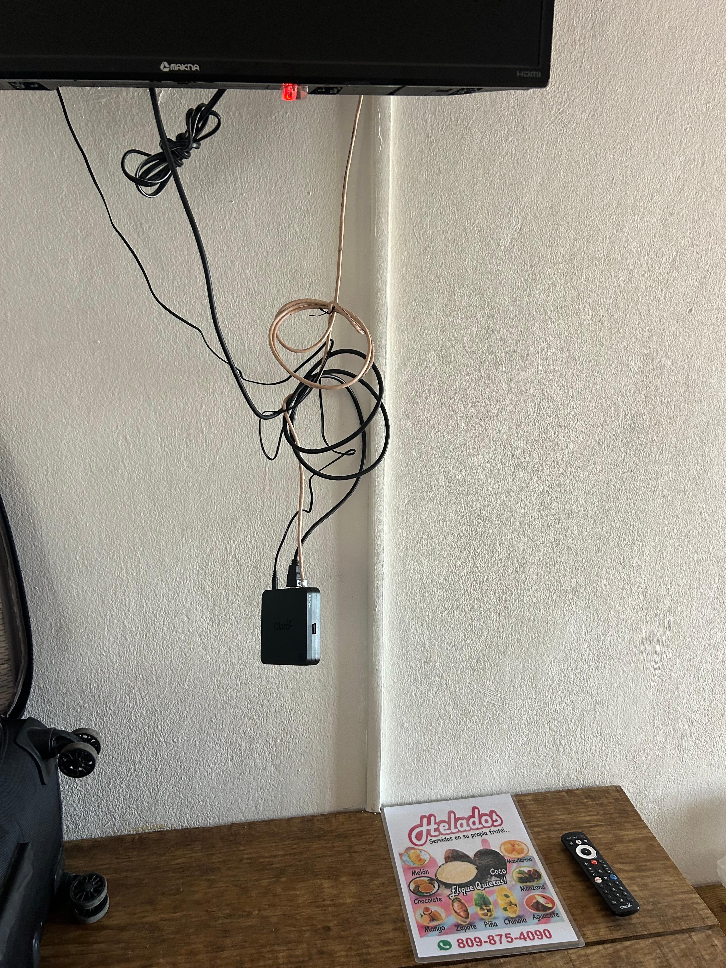 El sistema de cable TV no funciona.