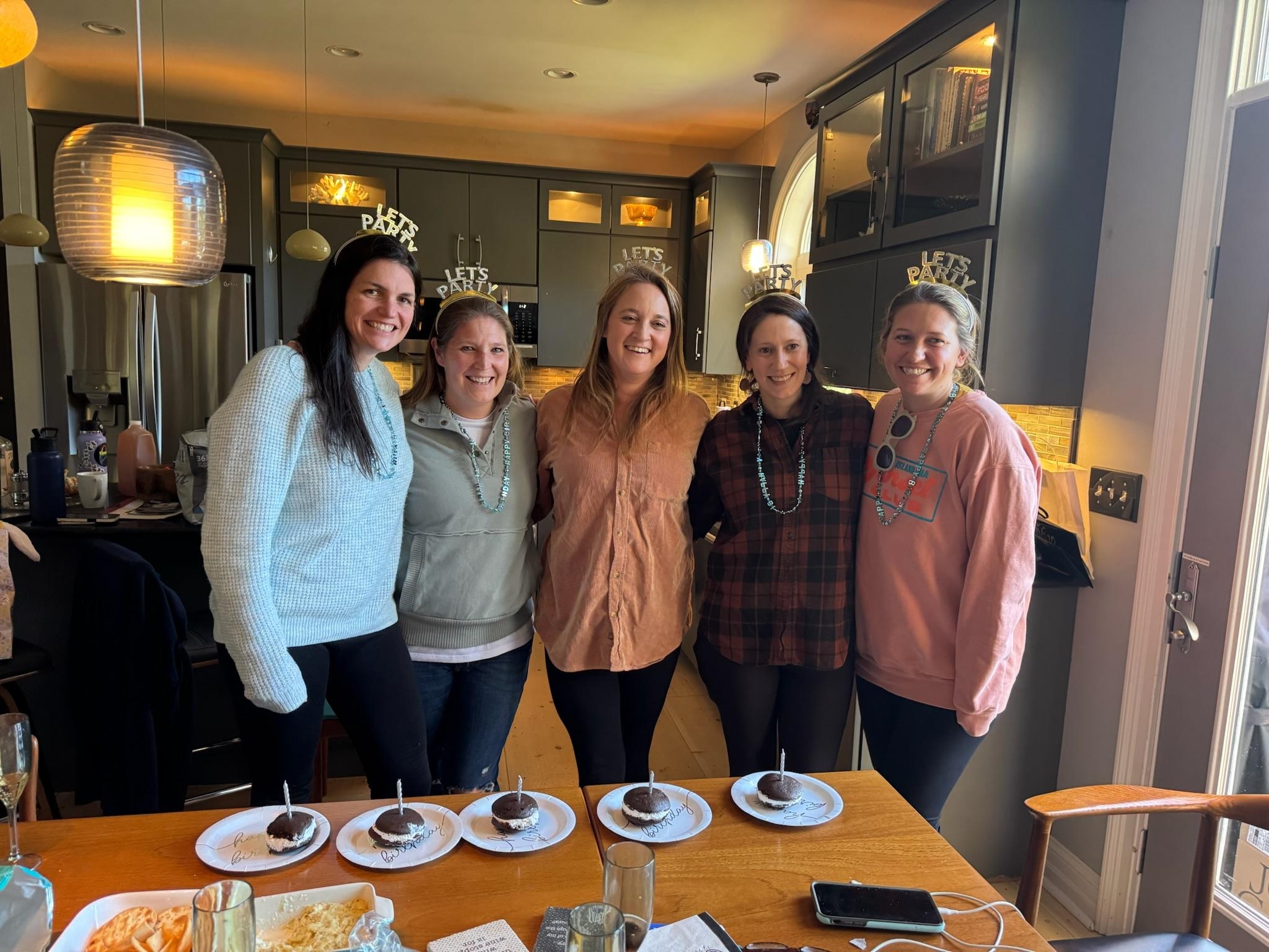 The 'daughters,’ friends since early grade school all turned 40 this year. 💖