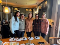 The 'daughters,’ friends since early grade school all turned 40 this year. 💖