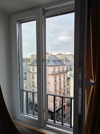 View from bedroom window.