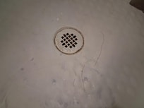 Cracked shower floor